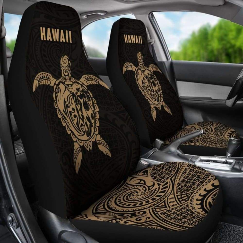 Hawaii Tribal Turtle Mermaid Car Seat Covers