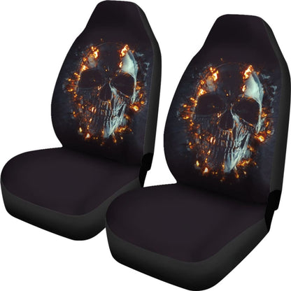 Skull Flare Car Seat Covers