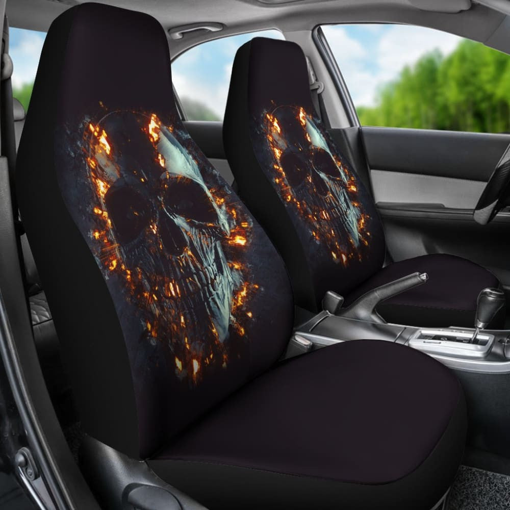 Skull Flare Car Seat Covers