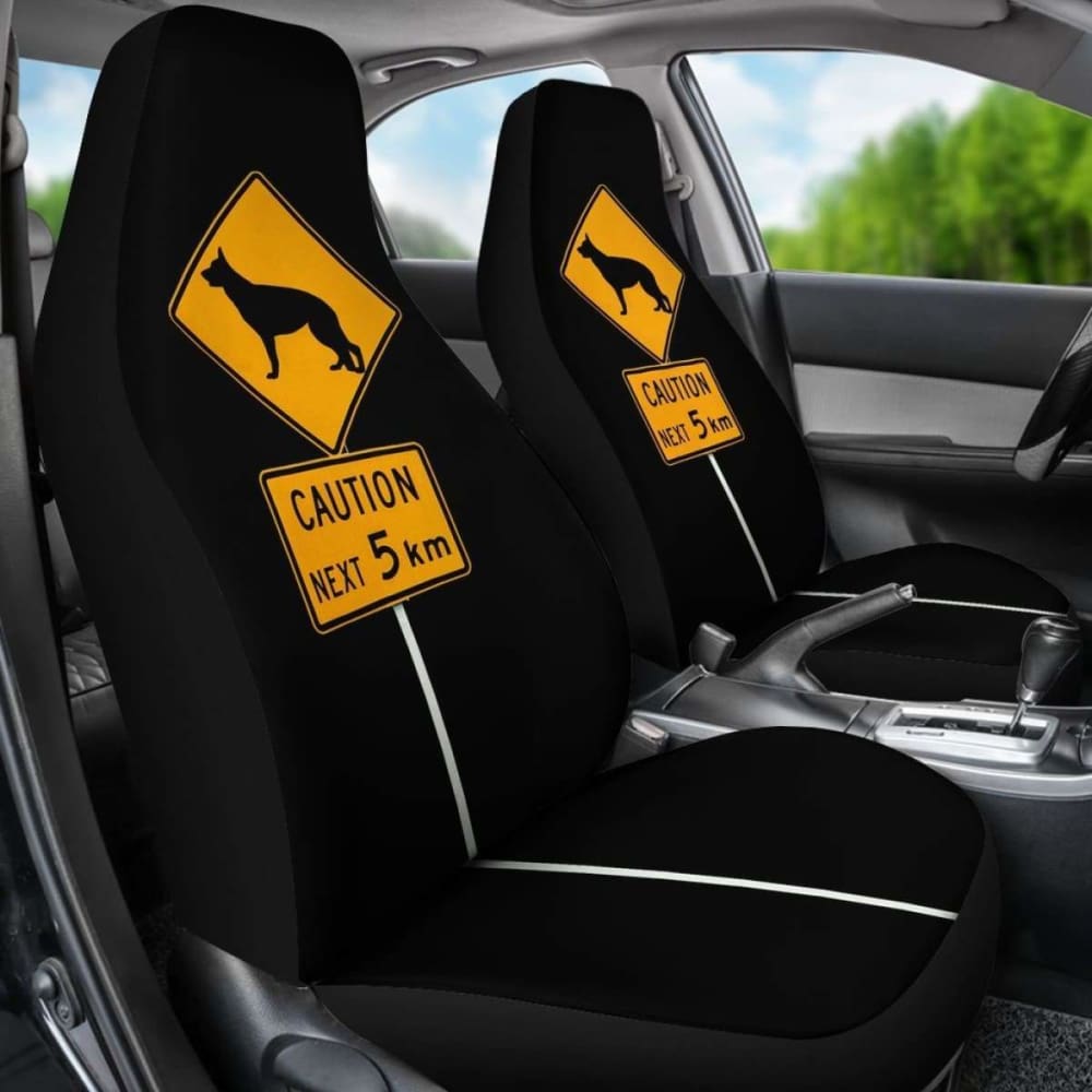 German Shepherd Signs Car Seat Covers