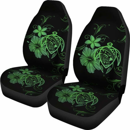 Hawaii Turtle Hibiscus Poly Green Car Seat Covers - New - Awesome