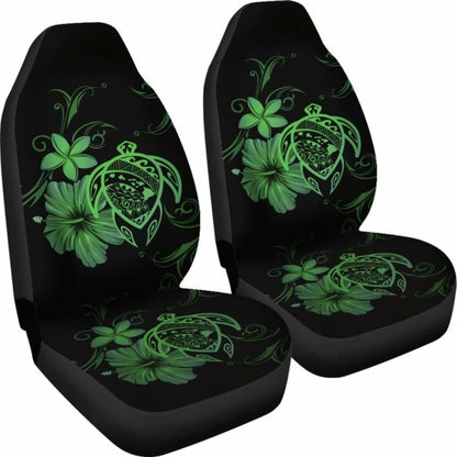 Hawaii Turtle Hibiscus Poly Green Car Seat Covers - New - Awesome