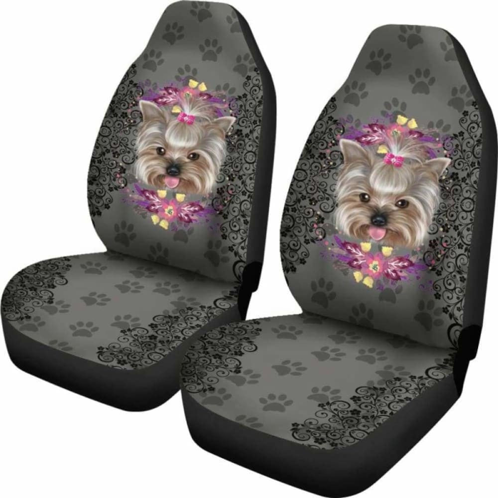 Paw Yorkie Car Seat Covers