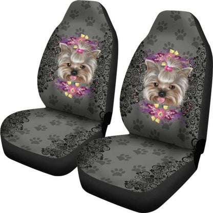 Paw Yorkie Car Seat Covers