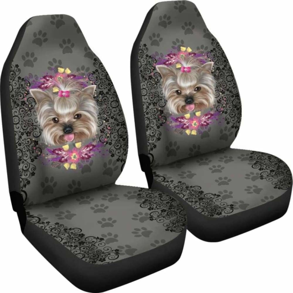 Paw Yorkie Car Seat Covers