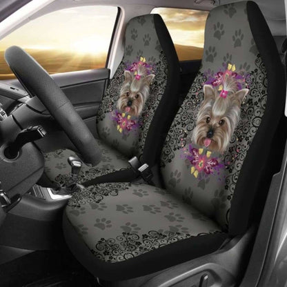 Paw Yorkie Car Seat Covers