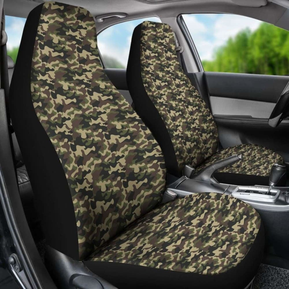 Forest Camo Car Seat Cover
