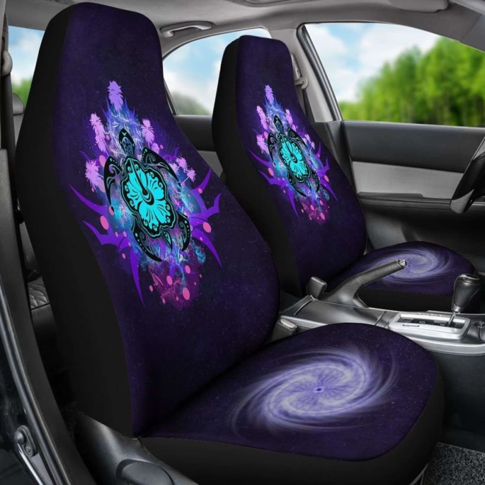 Turtle And Hibiscus Car Seat Covers  - New