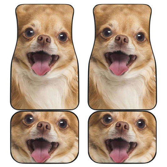 Chihuahua Car Floor Mats Funny Dog Face
