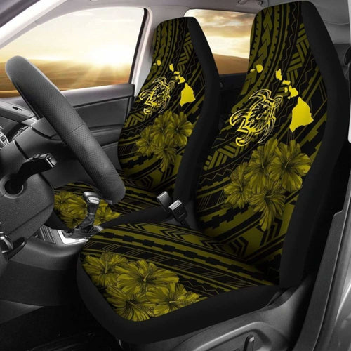 Hawaii Sea Turtle Is Swimming Toward Car Seat Covers Yellow - New -