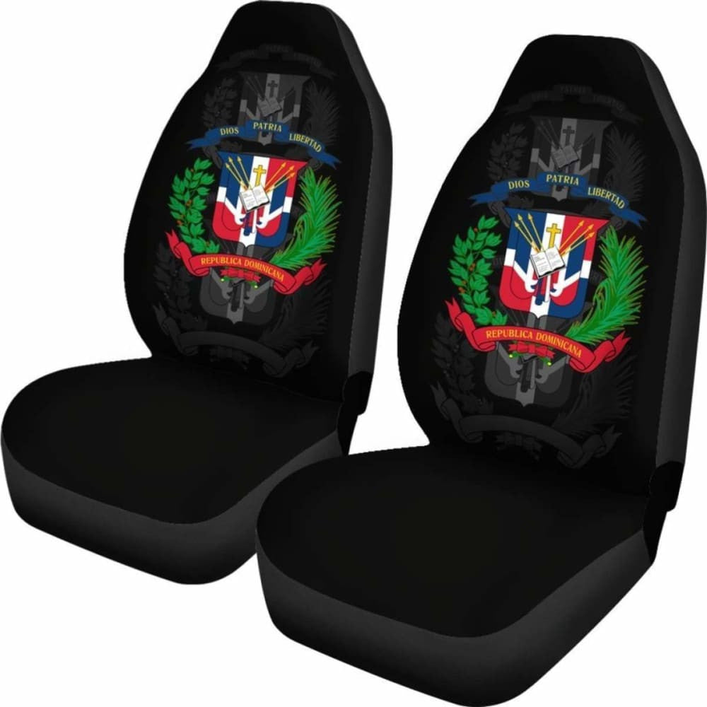 Dominican Republic Car Seat Covers (Set Of Two)