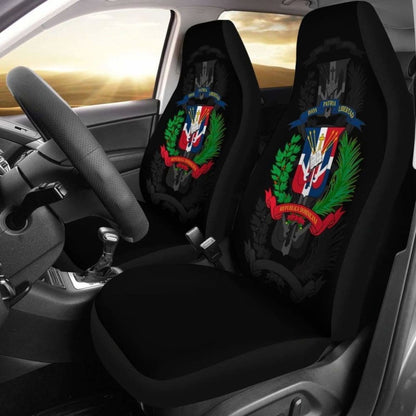 Dominican Republic Car Seat Covers (Set Of Two)
