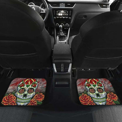 Set Of Pcs Sugar Skull Car Mats