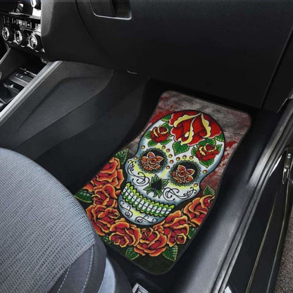 Set Of Pcs Sugar Skull Car Mats