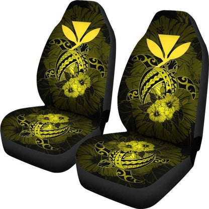 Hawaii Hibiscus Car Seat Cover - Harold Turtle - Yellow - New