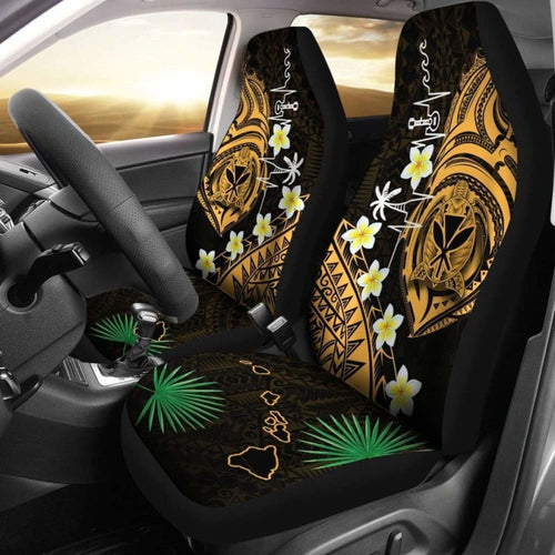 Heartbeat Polynesian Hawaii Car Seat Covers Plumeria Turtle Amazing