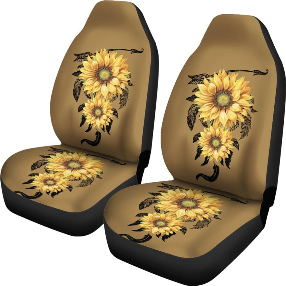 Car Seat Covers Native American Indian Sunflower Dream Catcher