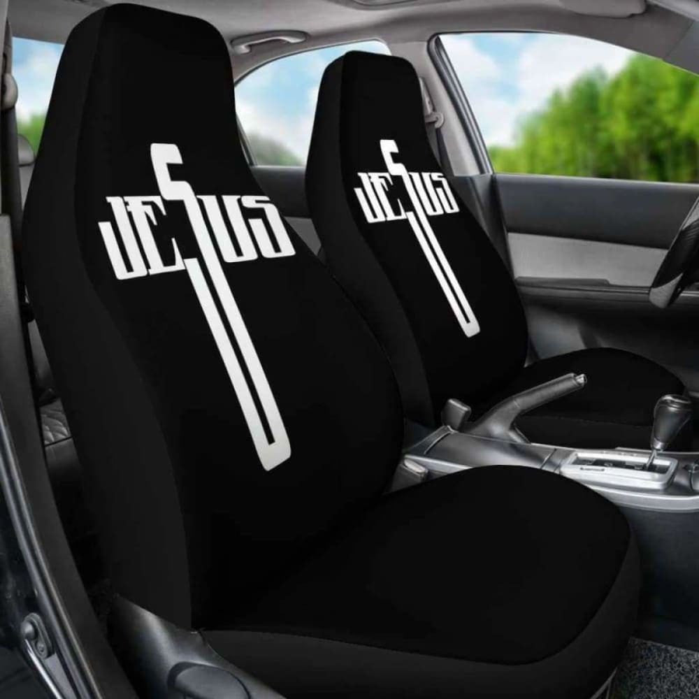 Jesus Christ Cross Crucifix Christian Car Seat Covers