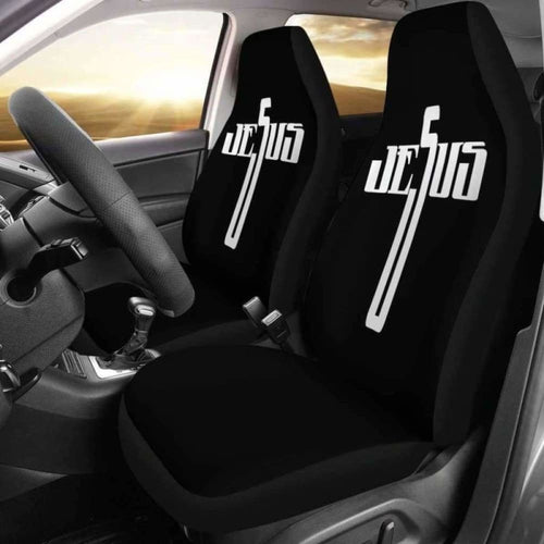 Jesus Christ Cross Crucifix Christian Car Seat Covers