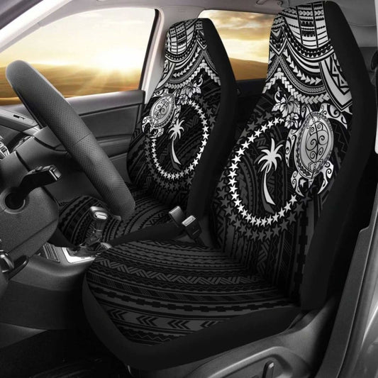Chuuk Polynesian Car Seat Covers  - White Turtle - Amazing