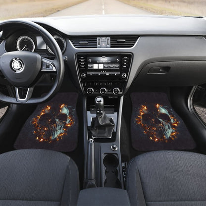 Skull Flare Car Floor Mats