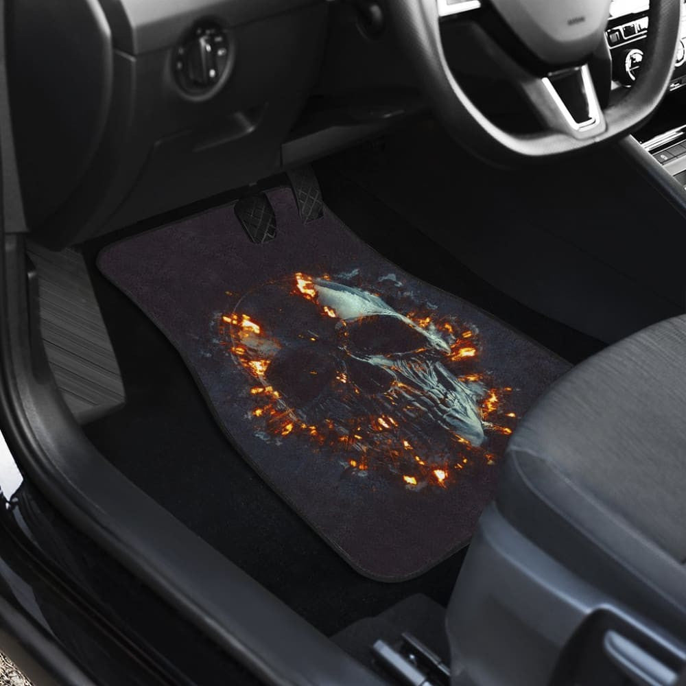 Skull Flare Car Floor Mats