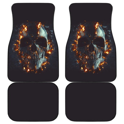 Skull Flare Car Floor Mats