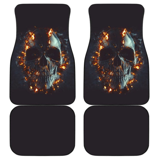 Skull Flare Car Floor Mats