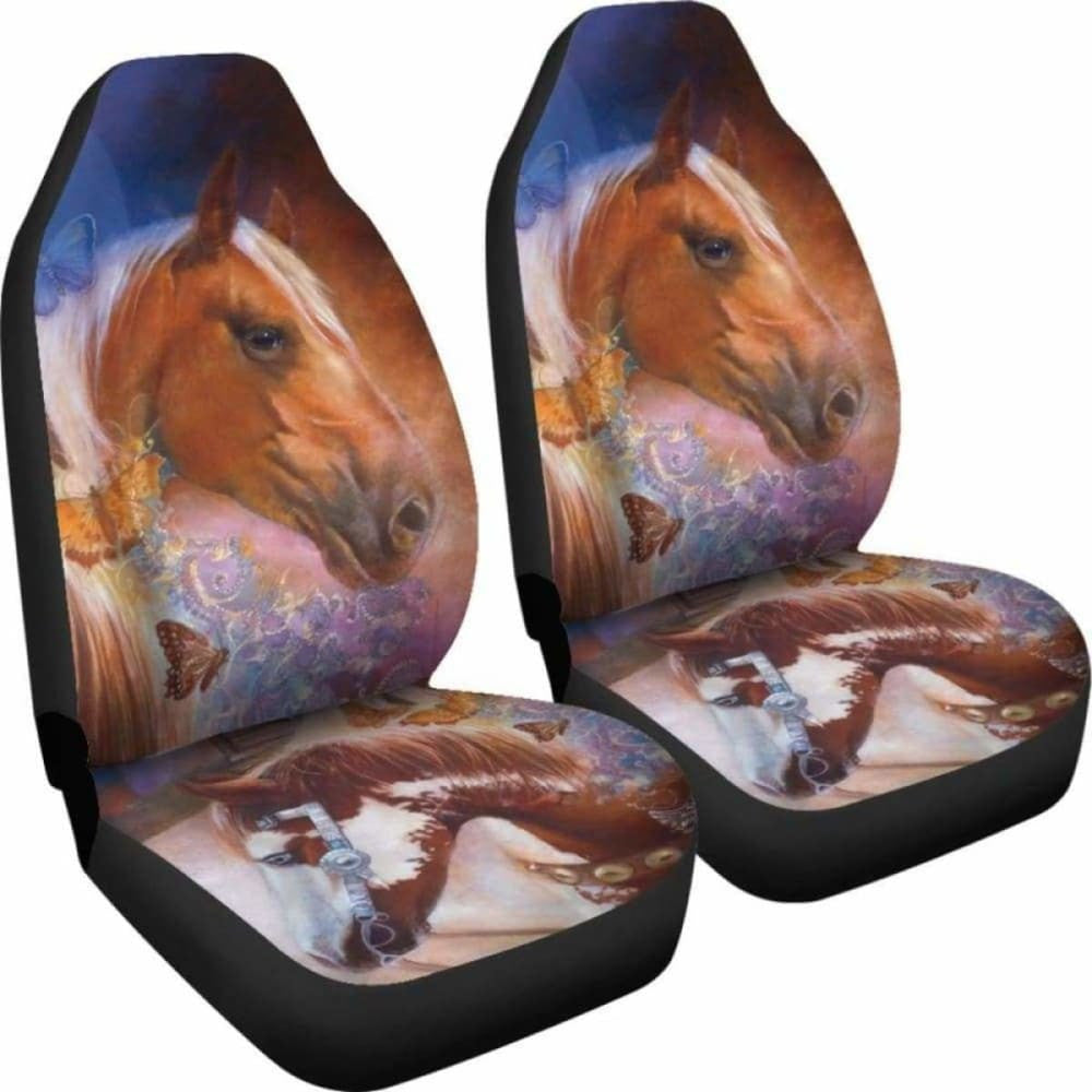 Car Seat Covers Caballos & Mariposa Horses