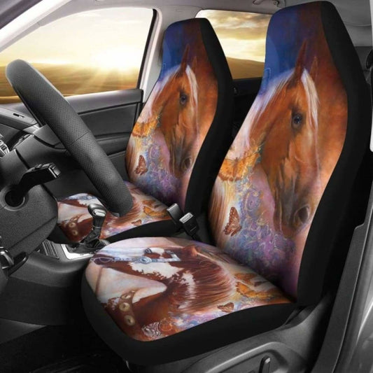 Car Seat Covers Caballos & Mariposa Horses