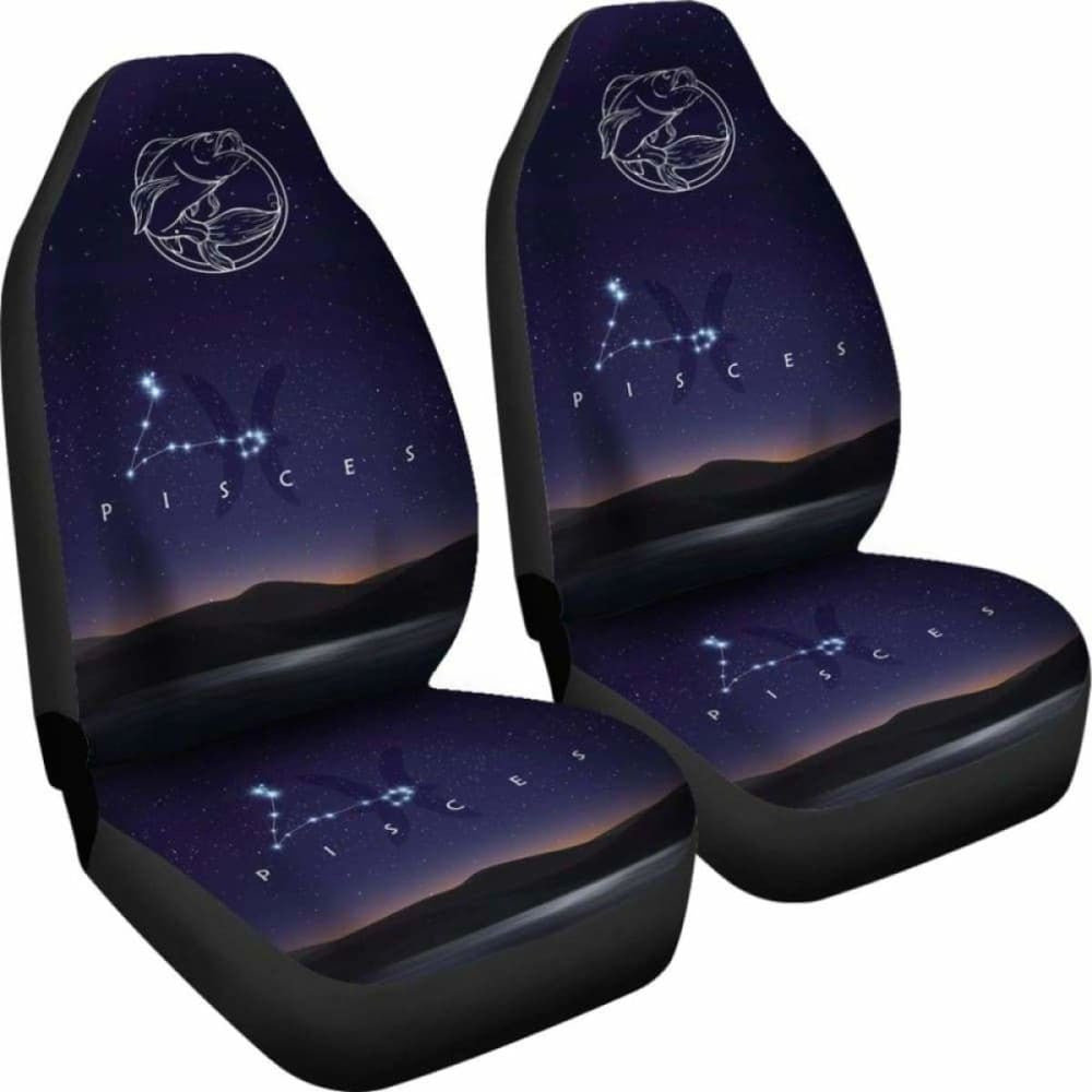 Zodiac Pisces Nite Seat Cover