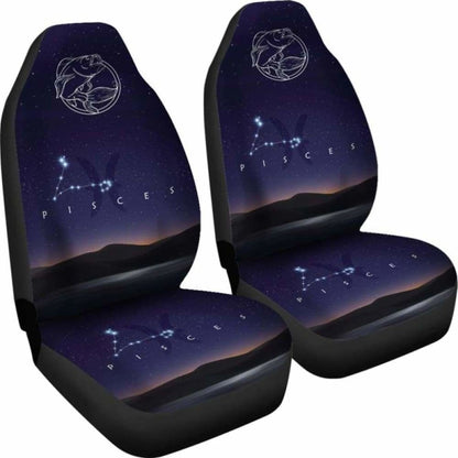 Zodiac Pisces Nite Seat Cover
