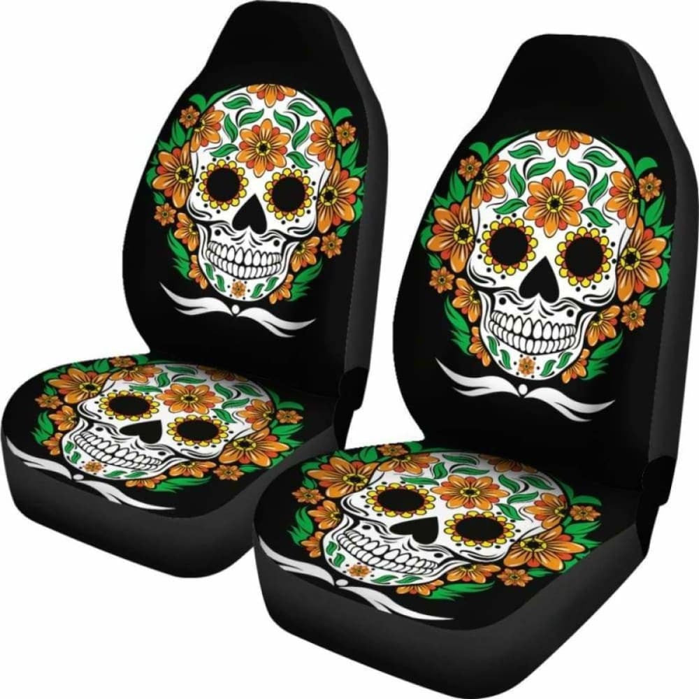 Sugar Skull - Day Of The Dead - Car Seat Cover
