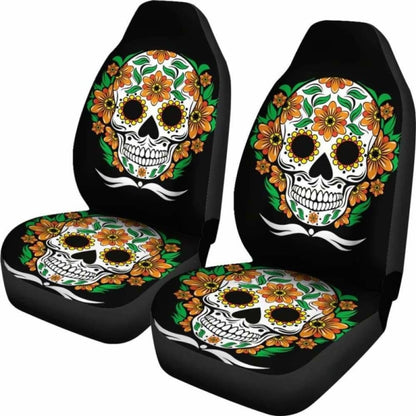 Sugar Skull - Day Of The Dead - Car Seat Cover