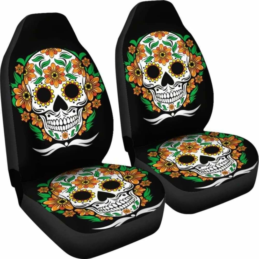Sugar Skull - Day Of The Dead - Car Seat Cover