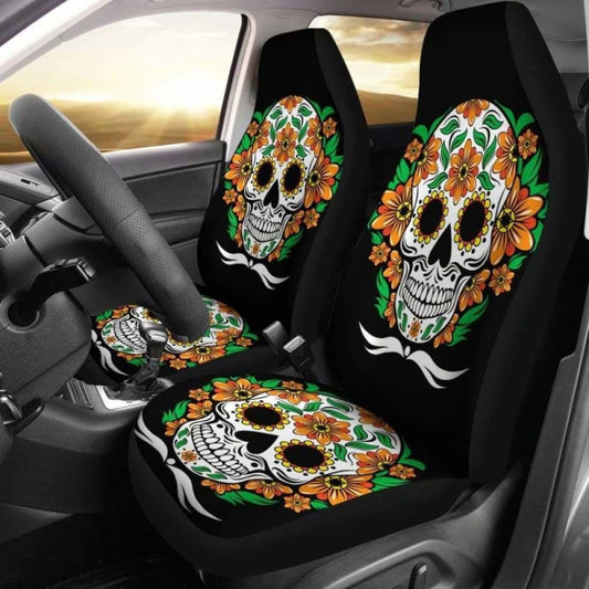 Sugar Skull - Day Of The Dead - Car Seat Cover