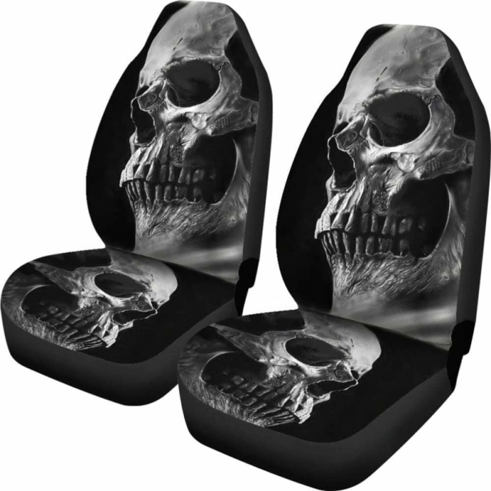 Set Of Pcs Awesome Skull Car Seat Covers