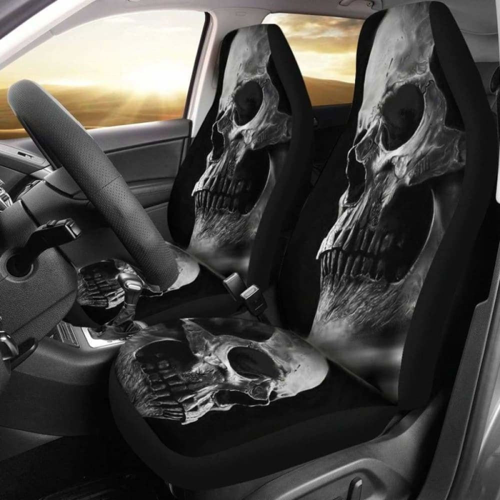 Set Of Pcs Awesome Skull Car Seat Covers