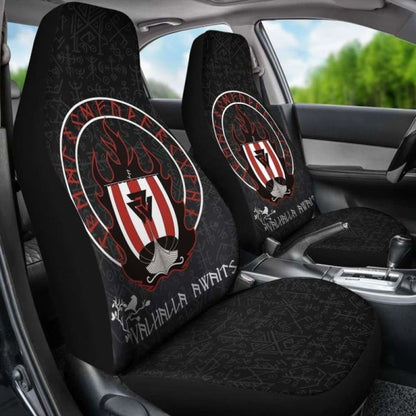 Viking Drakkar Longship Valknut Car Seat Covers