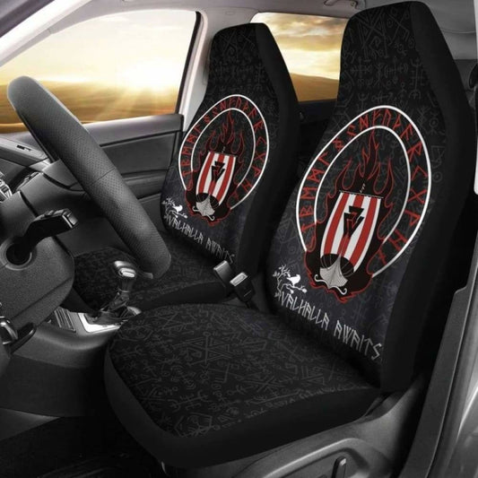 Viking Drakkar Longship Valknut Car Seat Covers