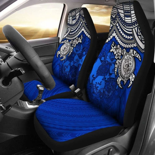Tonga Polynesian Car Seat Covers - Blue Turtle - Amazing