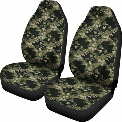 Skull Camouflage Camo Design Car Seat Covers