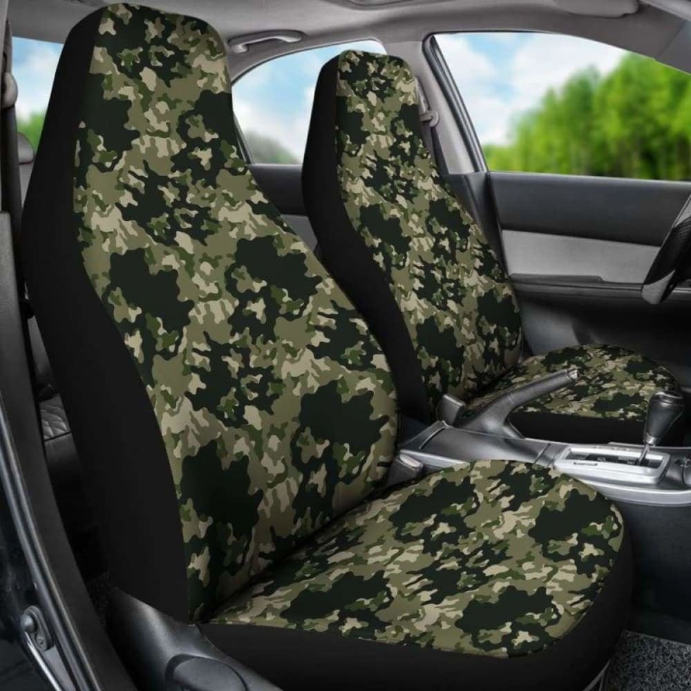 Skull Camouflage Camo Design Car Seat Covers