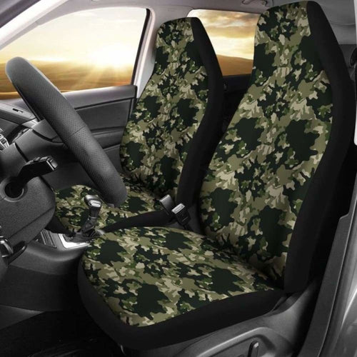 Skull Camouflage Camo Design Car Seat Covers