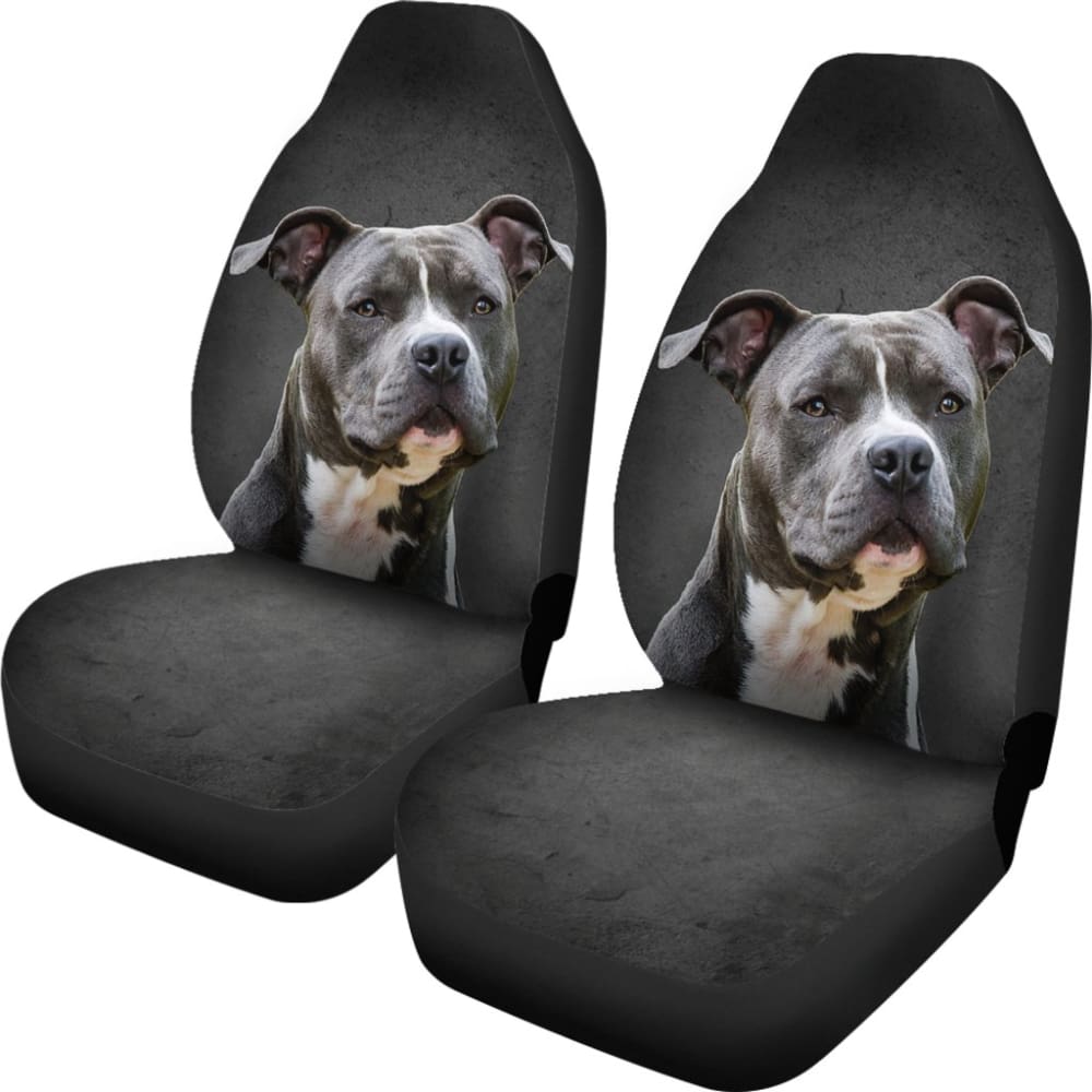 Amazing Pit Bull Dog Print Car Seat Covers