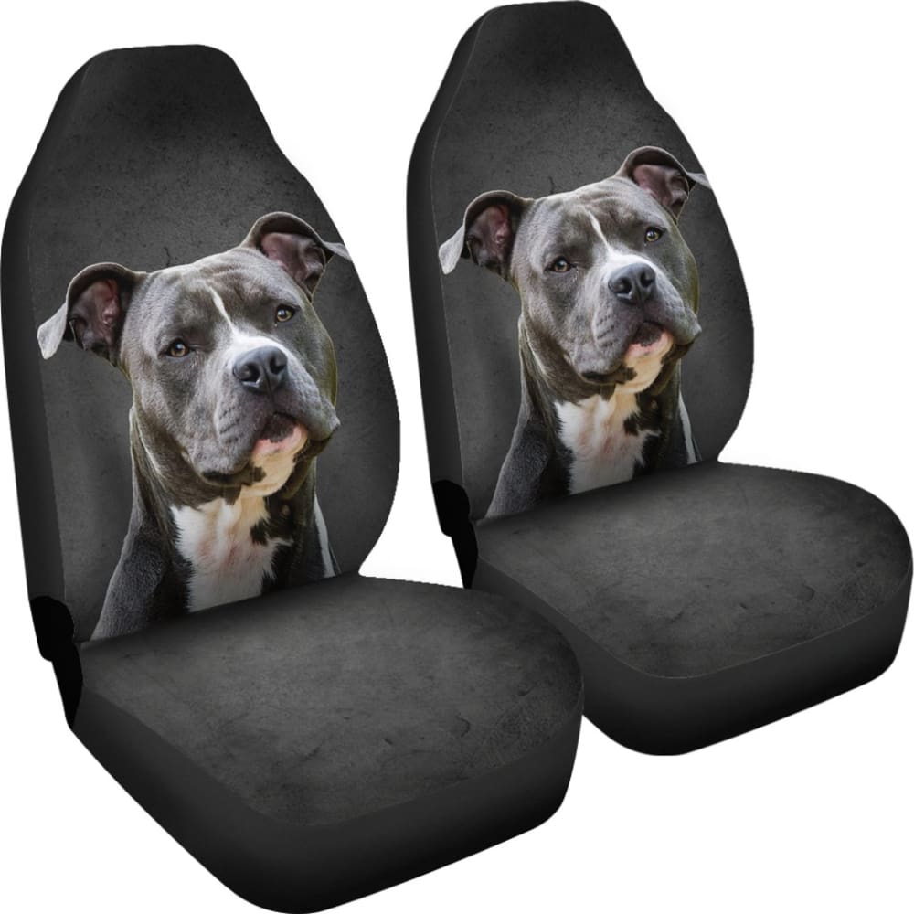 Amazing Pit Bull Dog Print Car Seat Covers