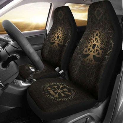 Viking Tree Of Life Vegvisir Car Seat Covers