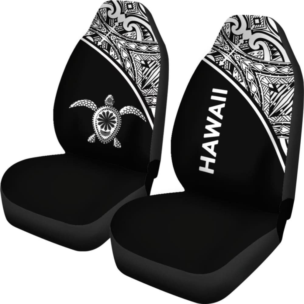 Polynesian Hawaii Turtle Car Seat Covers Curve Black New