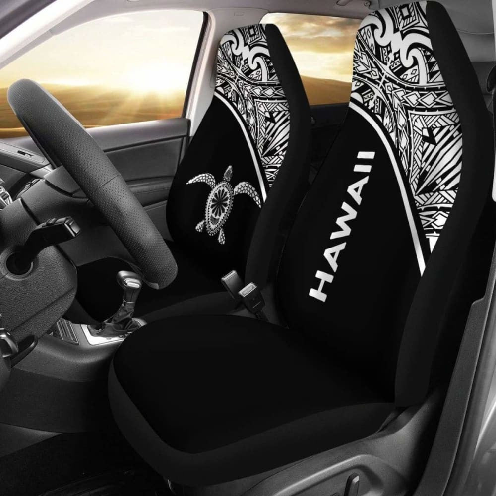 Polynesian Hawaii Turtle Car Seat Covers Curve Black New