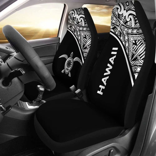Polynesian Hawaii Turtle Car Seat Covers Curve Black New